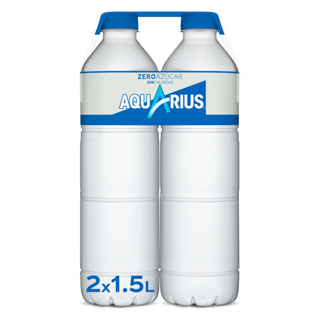 Bebida isotónica zero Aquarius botella 1,5l limón