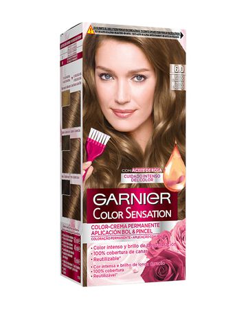 Tinte de cabello Garnier Color Sensation nº 6.0 rubio oscuro