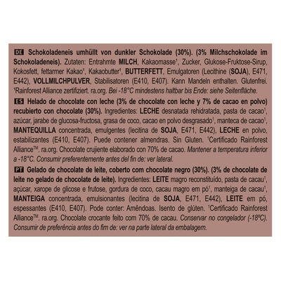 Helado Magnum intense dark 70% 3 uds