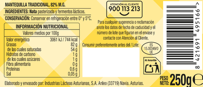 Mantequilla Alipende 250g pastilla