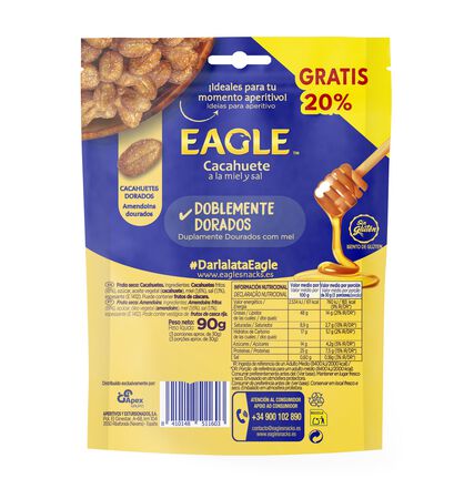 Cacahuete frito con miel Eagle 75g +20%