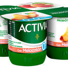 Bífidus probiótico Activia 0% pack 4 melocotón