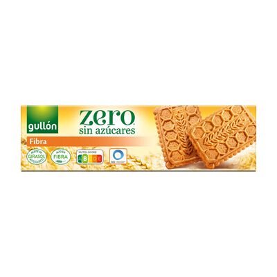 Galleta sin az&uacute;car a&ntilde;adido zero Gull&oacute;n 170g fibra
