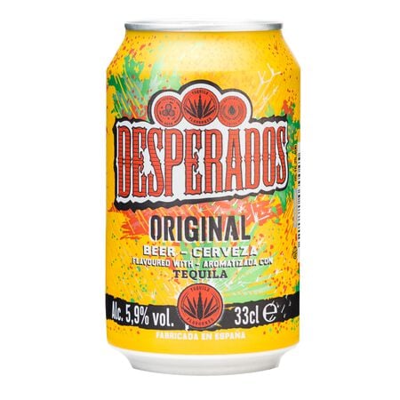 Cerveza con tequila Desperados lata 33cl