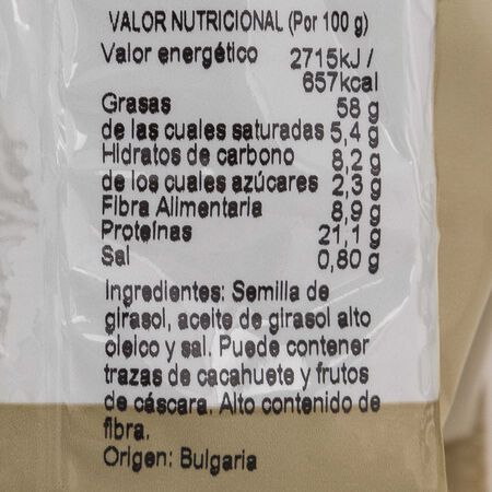 Pipas peladas Alipende 200g fritas