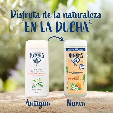 Gel de ducha Le Petit Marseillais 650 ml flor de naranjo
