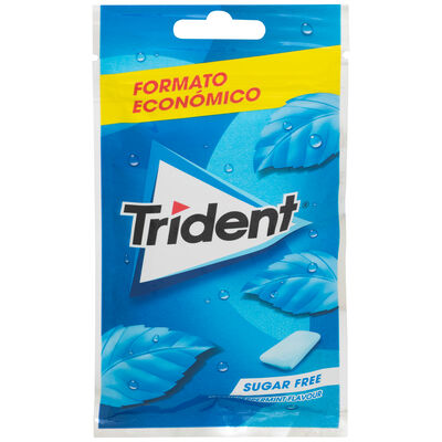 Chicles sin azúcar sabor Menta Trident 43,5g