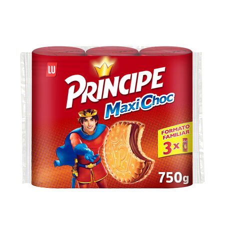 Galleta rellena Príncipe pack-3 maxichoc
