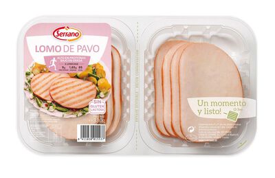 Lomo de pavo adobado Serrano 330g