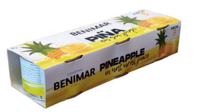Pi&ntilde;a en su jugo Benimar P3 Rodajas