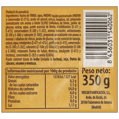 Pan de torrijas 350g