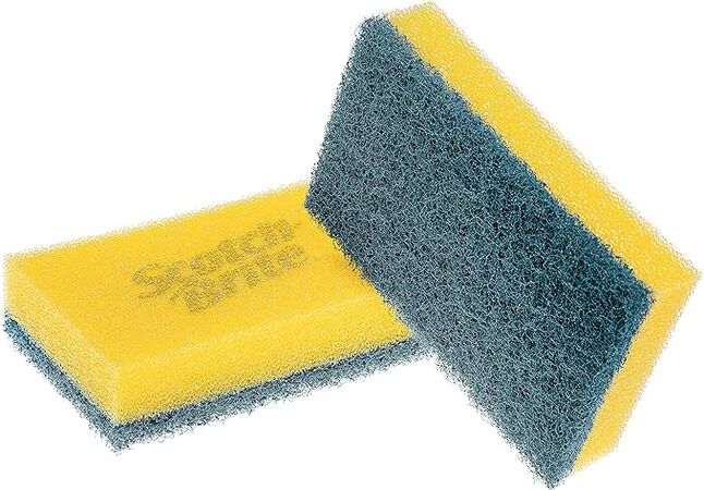 Estropajo de fibra con esponja Scotch-Brite 2 uds no raya