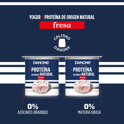Yogur prote&iacute;nas Danone pack 4 fresa