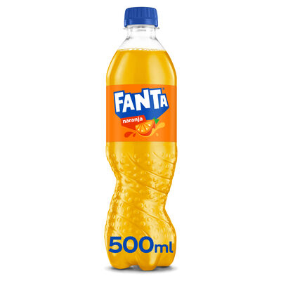 Refresco naranja Fanta botella 50cl