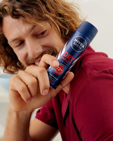 Desodorante en spray Nivea men 200ml dry impact antitranspirante