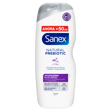 Gel De Ducha Sanex Prebiotic 600Ml Atopiderm Pieles Atópicas
