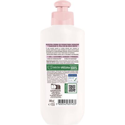 Crema de peinar 2 en 1 original remedies de Garnier 200ml avena