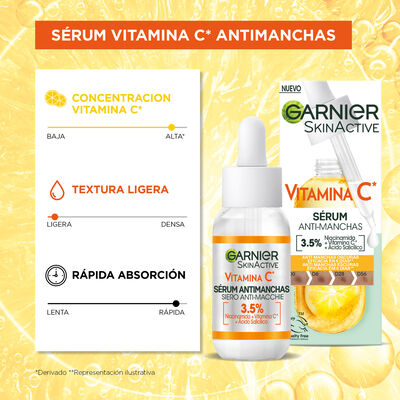 Serum Skin Active Active Garnier 30ml anti manchas
