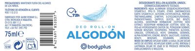 Desodorante Dermo Protect Roll-On Bodyplus 75 ml