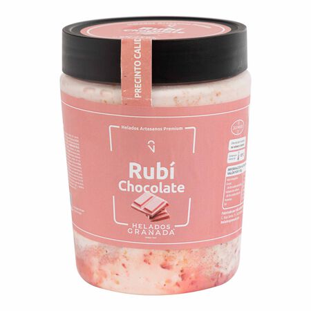 Helado tarrina Helados Granada Rubí chocolate 500ml