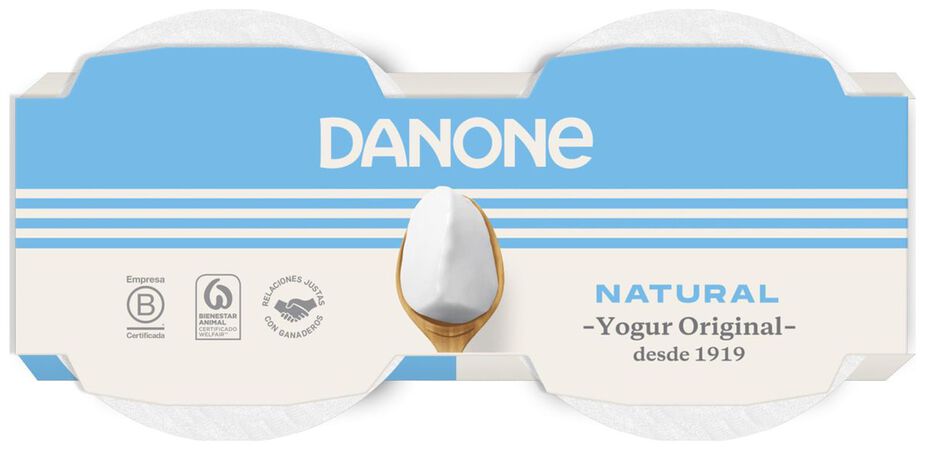 Yogur Danone pack 2 natural