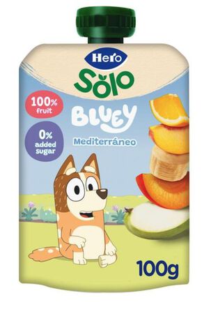 Alimentaci&oacute;n infantil Pouch Hero Solo 100g Mediterraneo