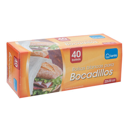 Bolsas para bocadillos Lanta 40 uds