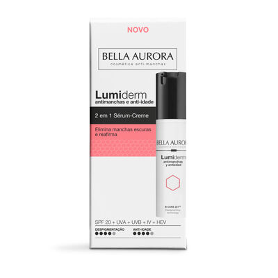 Serum facial lumiderm Bella Aurora 30ml anti manchas y antiedad