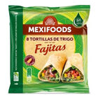 Tortillas trigo Mexifoods fajitas 8 uds 320g