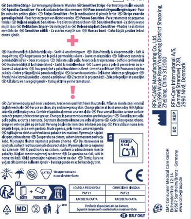 Tiras Cosmoplast Sensitive