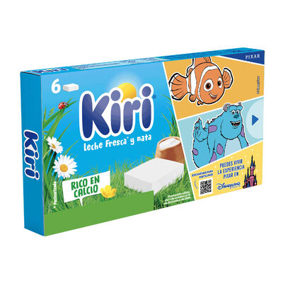 Queso blanco pasteurizado Kiri 6 unidades