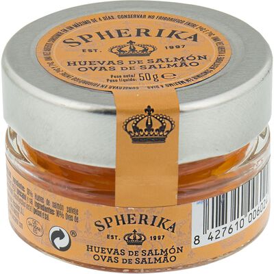 Huevas de salm&oacute;n Spherika 50g