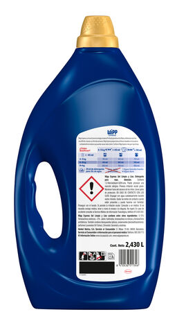 Detergente l&iacute;quido limpieza profunda Wipp Express 40+14 lavados 