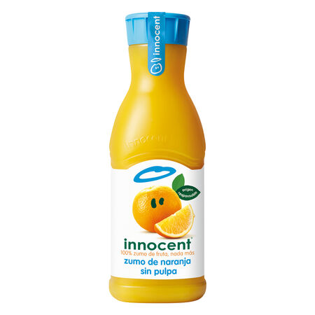 Zumo de naranja sin pulpa refrigerado 90cl