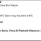 Cava brut nature Jaume Serra 75cl