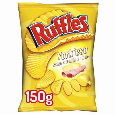 Patatas fritas Ruffles 150g york-queso