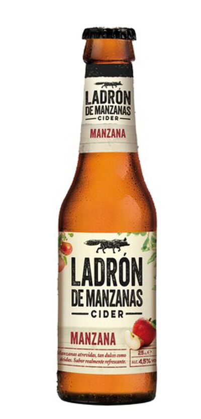 Sidra cider Ladr&oacute;n de Manzanas 25cl