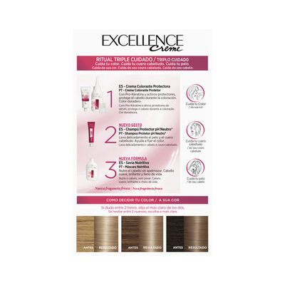Tinte de cabello L'Or&eacute;al Excellence Creme n&ordm; 8.1 rubio claro ceniza