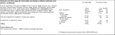 Chocolatina Kinder 125g schokobon