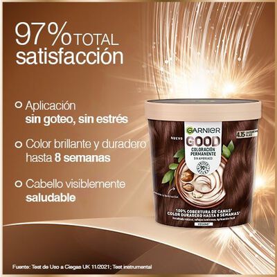 Tinte Para El Cabello Good Garnier Castaño Nº 4.15