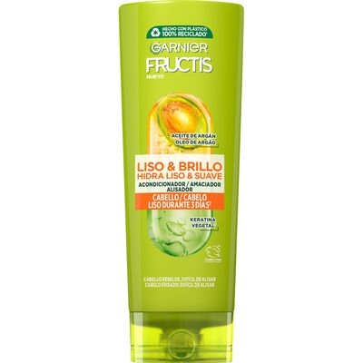 Acondicionador liso y brillo Fructis 250 ml