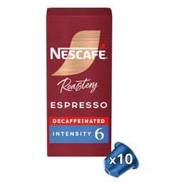 Cápsulas de café descafeinado para expresso máquinas Nespresso Int. 6 Nescafé 10 cápsulas