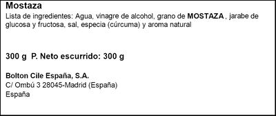 Mostaza original Prima 300g