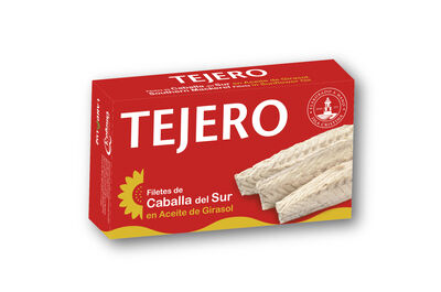 Filete de caballa del sur en aceite de girasol Tejero 80g