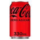 Refresco cola Coca-Cola lata 33cl zero az&uacute;car