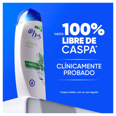 Champú menthol fresh con 300 ml más 30 ml de regalo H&S