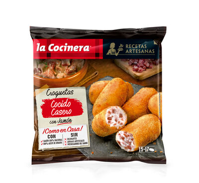 Croquetas artesanas La Cocinera cocido y jamón 500g
