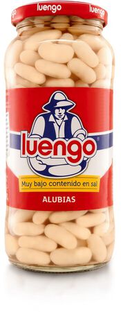 Alubia blanca sin sal cocida Luengo 570 g