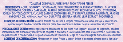 Toallitas Bodyplus 25 uds desmaquillantes