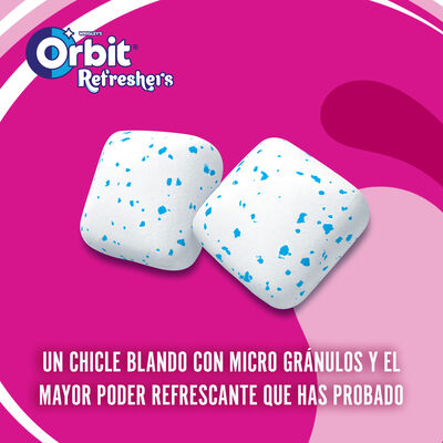 Chicle sin az&uacute;car Refreshers bubblemint Orbit 67g